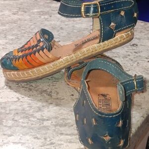 Multicolor Woven Women's Sandals